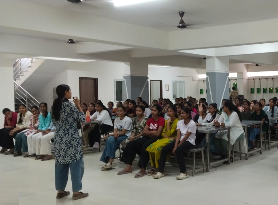 Nestam wellbeing session — Sri Chaitanya students