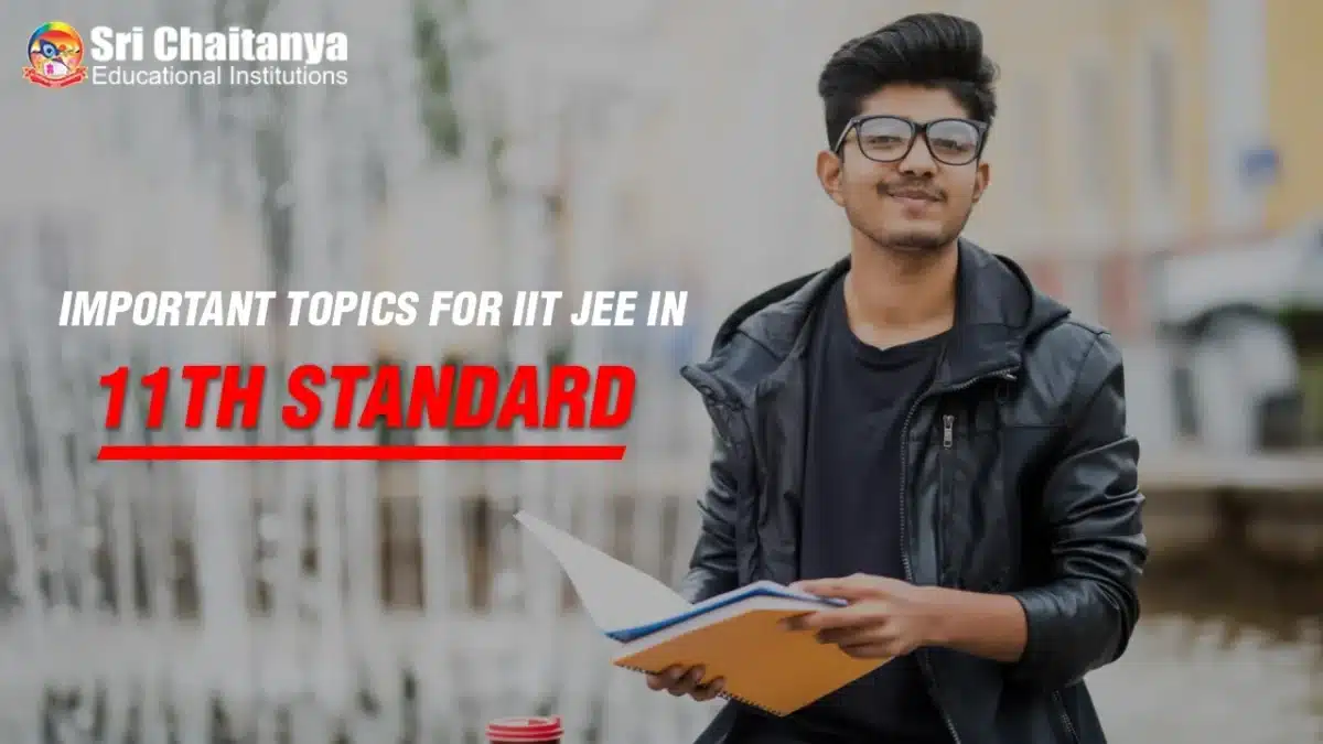 important topics for IIT JEE in 11th Standard