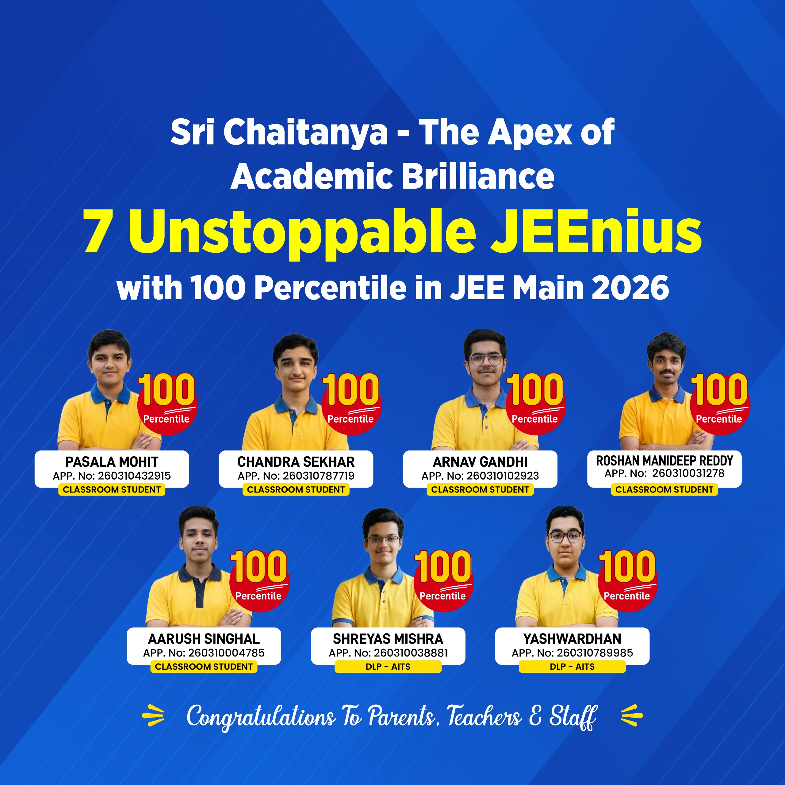 7 - 100 Percentilers