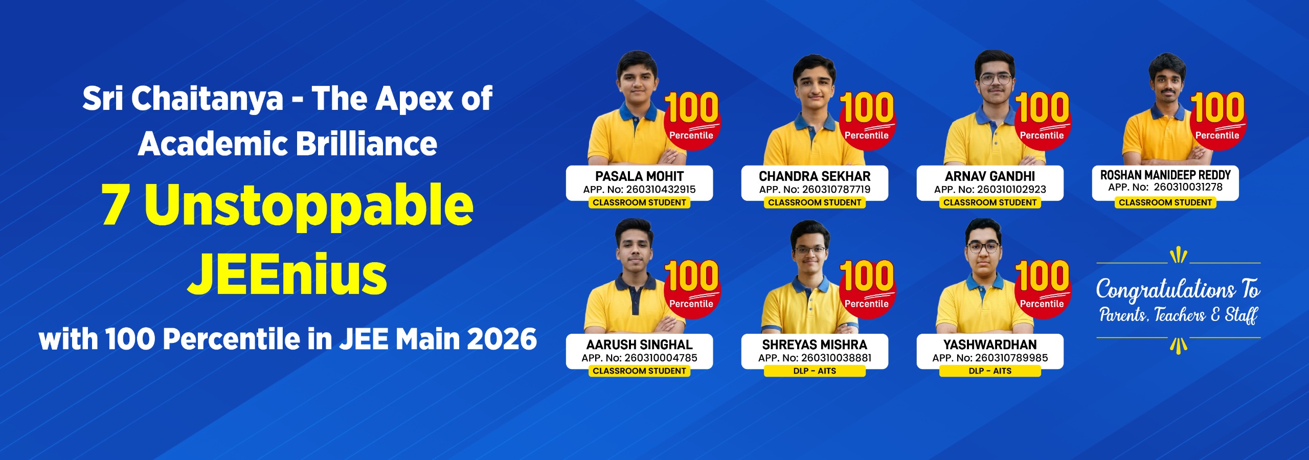 7 - 100 Percentilers